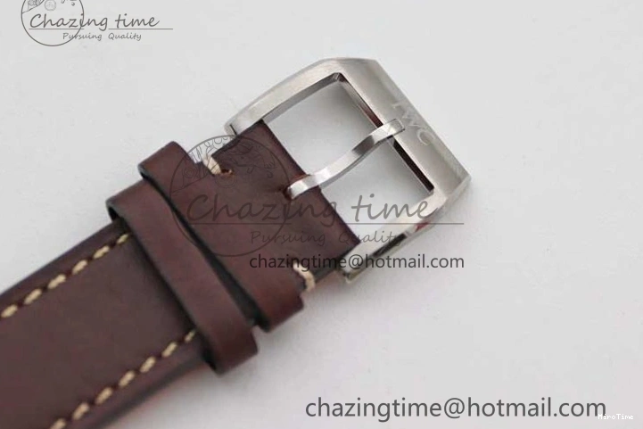 MIROTIME 0502 Mark XVIII IW327010 SS M+F 1:1 Best Edition Blue Dial on Brown Leather Strap A Resilient 7051